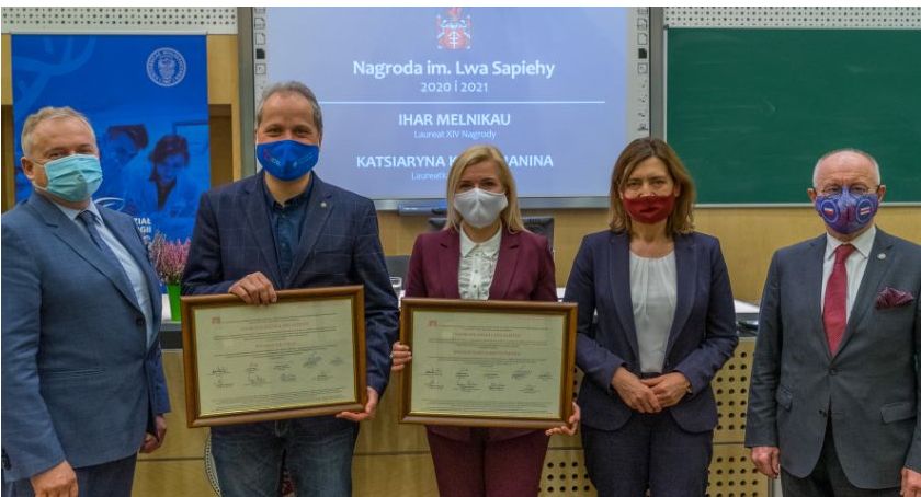 Białoruscy badacze - dr Ihar Melnikau oraz dr Katsiaryna Kryvichanina - odebrali Nagrody im. Lwa Sapiehy