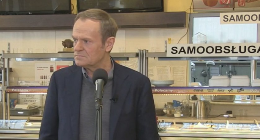 Donald Tusk był w Łomży i w Zambrowie. Do Sokołów nie dojechał