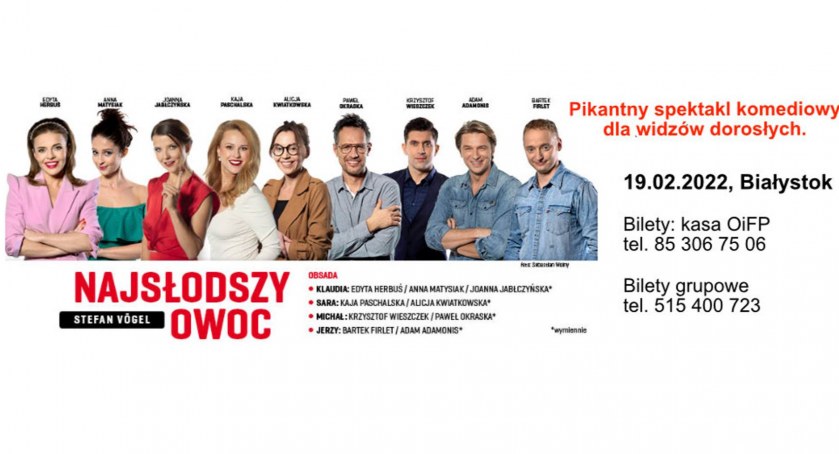 „Najsłodszy owoc” najnowszy spektakl komediowy