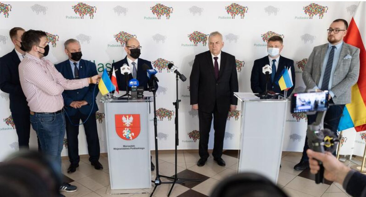Ukraina i jej obywatele mogą liczyć na województwo podlaskie. Podjęto szereg różnych działań pomocowych