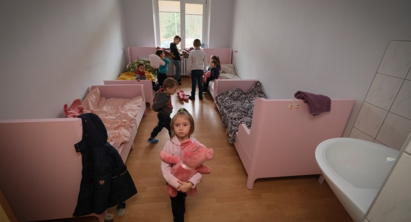 Dawny budynek domu dziecka stał się teraz domem dla dzieci z Ukrainy
