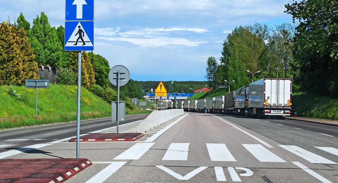 Do jutra Polskę muszą opuścić wszystkie rosyjskie i białoruskie ciężarówki 