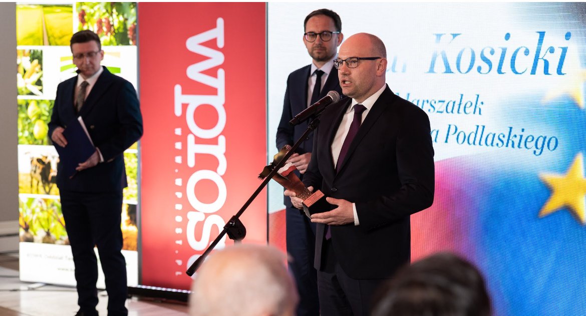 Sprawne zarządzanie województwem i ukierunkowanie na dobro mieszkańców. Marszałek Kosicki z nagrodą Orła „Wprost”