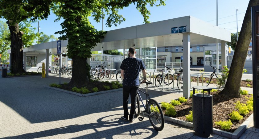 Kolej zainwestowała w komfort rowerzystów