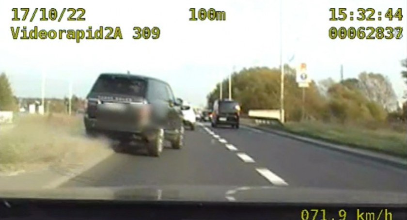 Spektakularny pościg za Litwinem. Auto kradzione, w środku amunicja