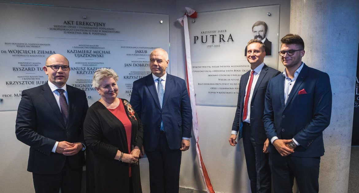 Krzysztof Putra upamiętniony w Podlaskiej Operze