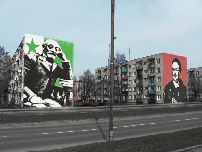 Sławni Podlasianie namalowani na blokach?