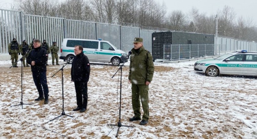 Pierwsze odcinki granicy polsko – białoruskiej już z perymetrią