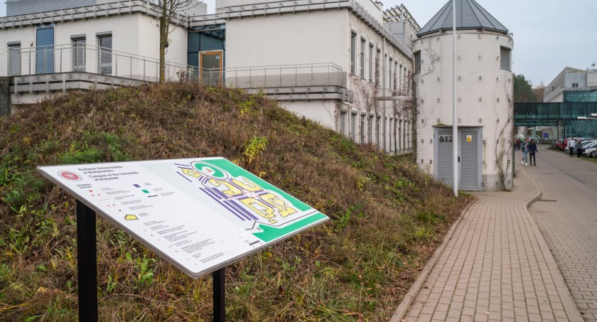 Na mapach tyflograficznych znalazł się Uniwersytet w Białymstoku