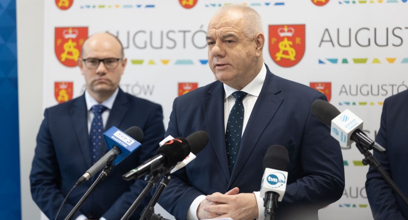 Z mieszkańcami i samorządowcami województwa podlaskiego spotkał się wiceminister Jacek Sasin