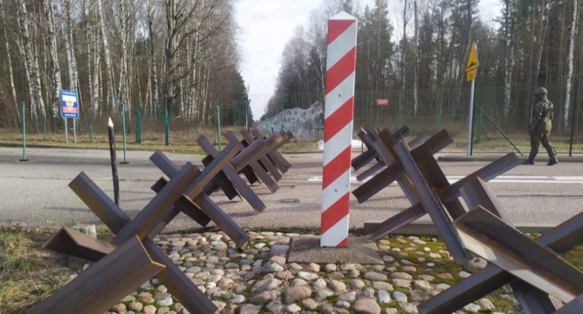 Na granicy z Rosją i Białorusią pojawiło się zabezpieczenie prewencyjne