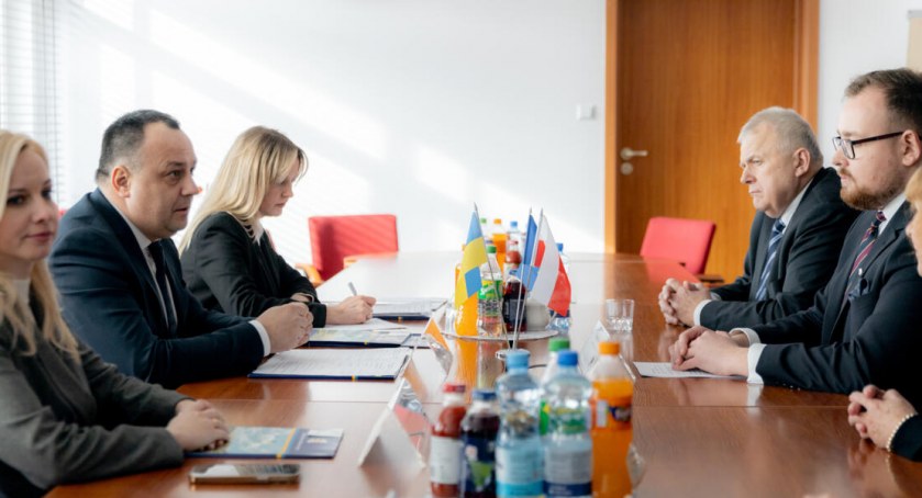 Delegacja z Ukrainy rozmawiała z przedstawicielami samorządu województwa o współpracy i projektach transgranicznych
