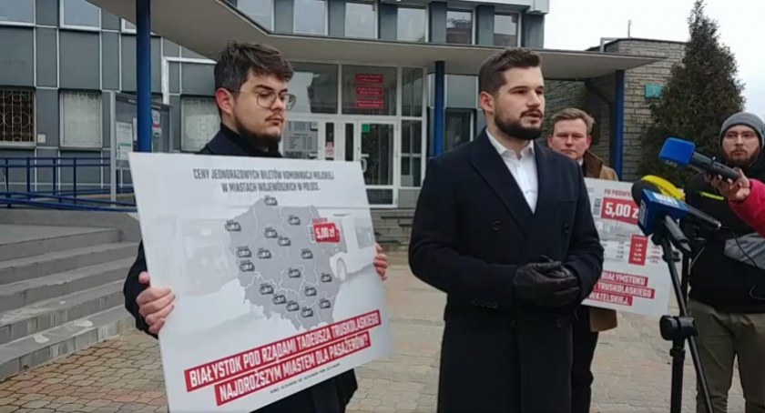 Bilety w Białymstoku droższe niż w znacznie większych miastach. Czy radni z Truskolaskim oprzytomnieją?