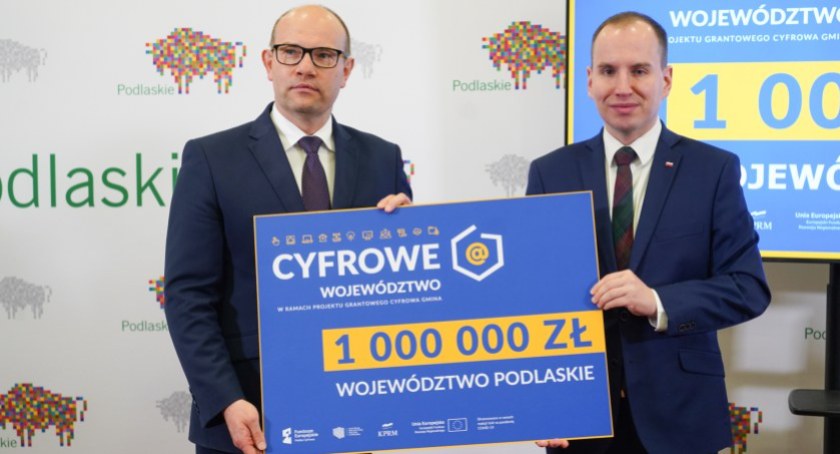Usługi cyfrowe w województwie podlaskim rozwijają się bardzo szybko. Kolejne pieniądze na ten cel trafiły do regionu