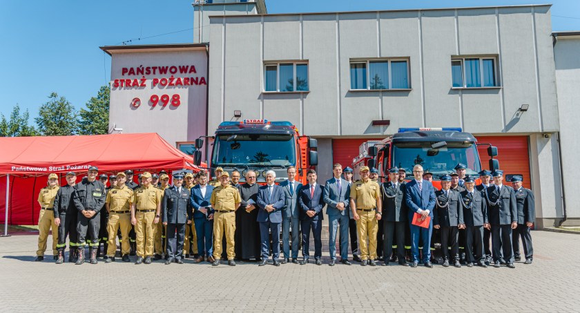 Do strażnicy na Przędzalnianej trafił nowy wóz ratowniczo – gaśniczy