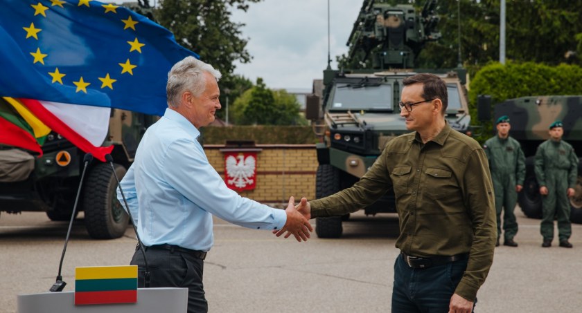 Mateusz Morawiecki: Granice wolnego świata zaczynają się od granicy Polski i Litwy