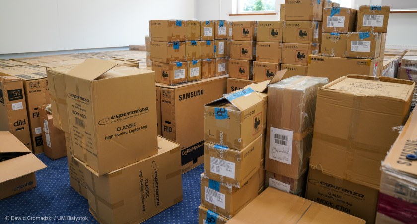 Do białostockich szkół dotarła kolejna pomoc od UNICEF-u