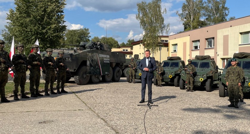 Mariusz Błaszczak w Czerwonym Borze. Bezpieczeństwo naszej Ojczyzny zapewni silne wojsko