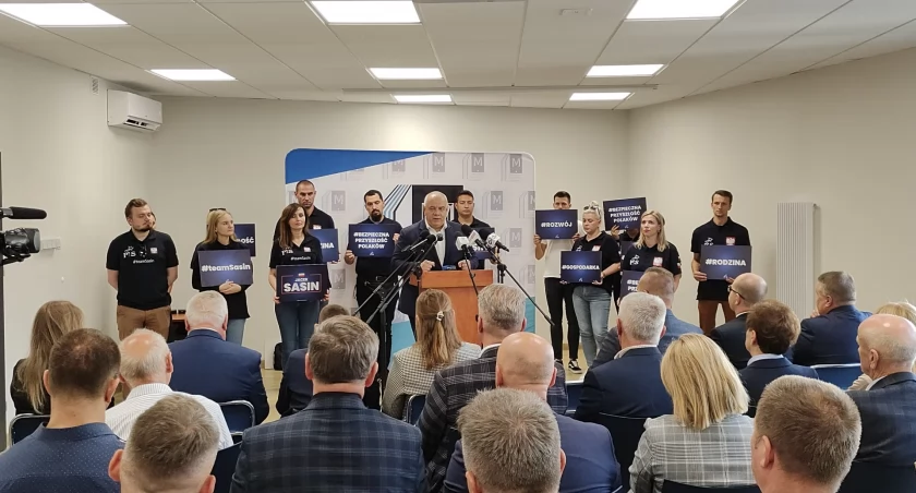 Mieszkańcy województwa podlaskiego mają żyć bezpiecznie i godnie. Minister Jacek Sasin zapewnia, że tak się stanie