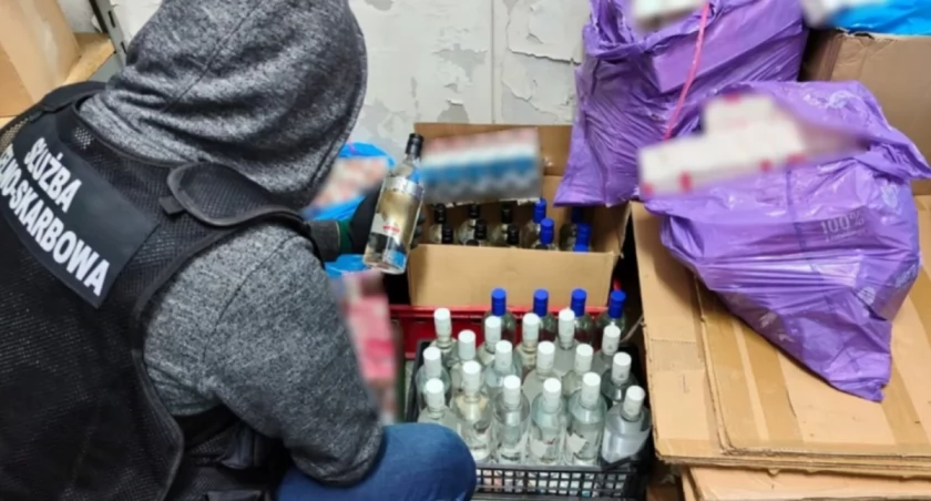 Mundurowi zlikwidowali dziuplę pod Białymstokiem