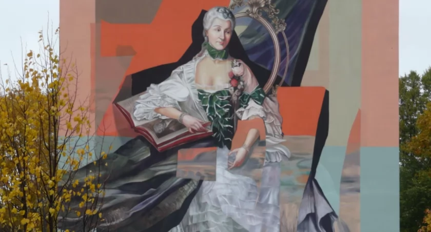Kolejny mural w Białymstoku. Tym razem poświęcony Izabeli Branickiej