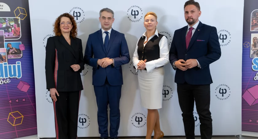 Minister Gawkowski odwiedził Politechnikę Białostocką