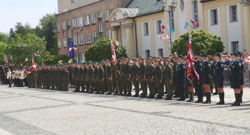 Podlascy terytorialsi wzięli udział w białostockich uroczystościach rocznicy uchwalenia Konstytucji 3 Maja