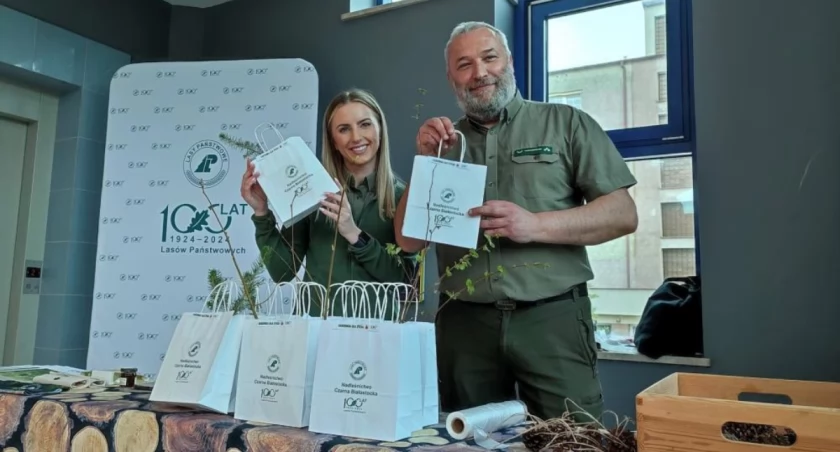 Ponad 800 krwiodawców otrzymało sadzonki drzew od leśników