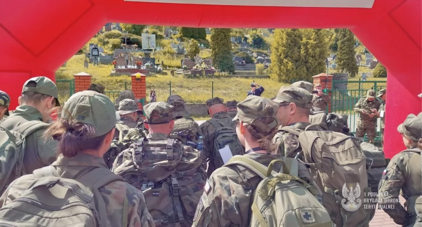 W Patrolu Szlakiem Służb Granicznych wzięli udział podlascy terytorialsi