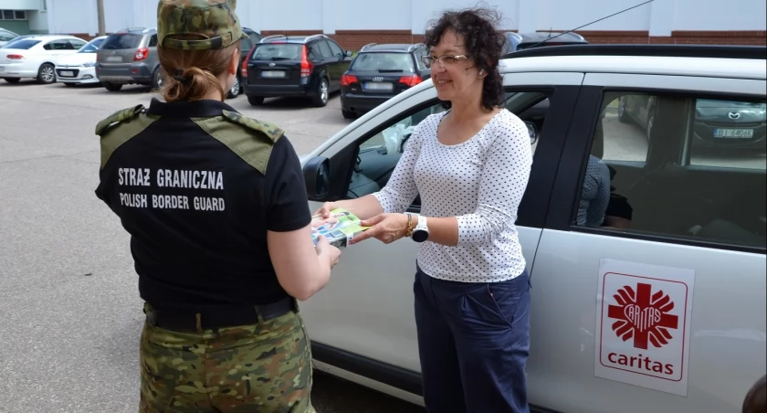 Kolejna partia pomocy do Caritas trafiła do Straży Granicznej