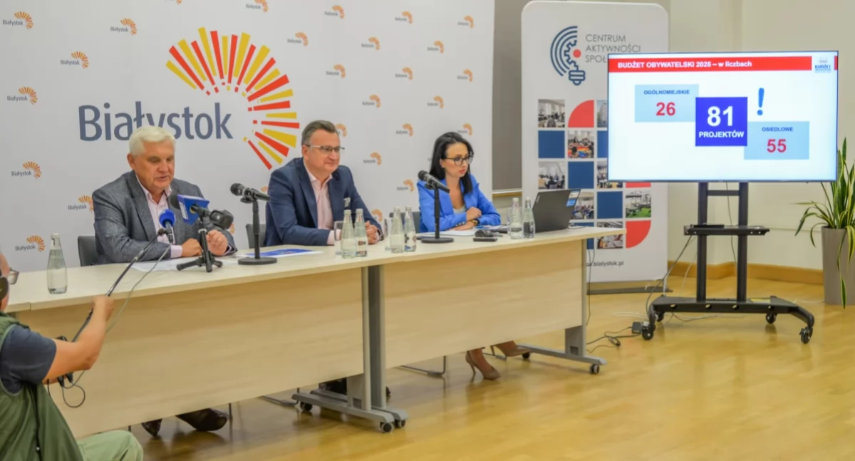 Zobacz na jakie projekty w ramach budżetu obywatelskiego będzie można głosować w Białymstoku