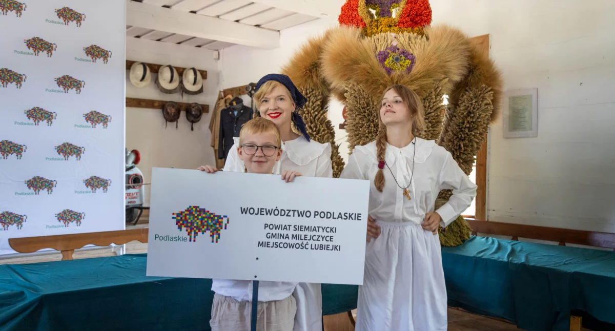 Wieniec z Lubiejek będzie walczył o miano najpiękniejszego wieńca dożynkowego w konkursie prezydenckim