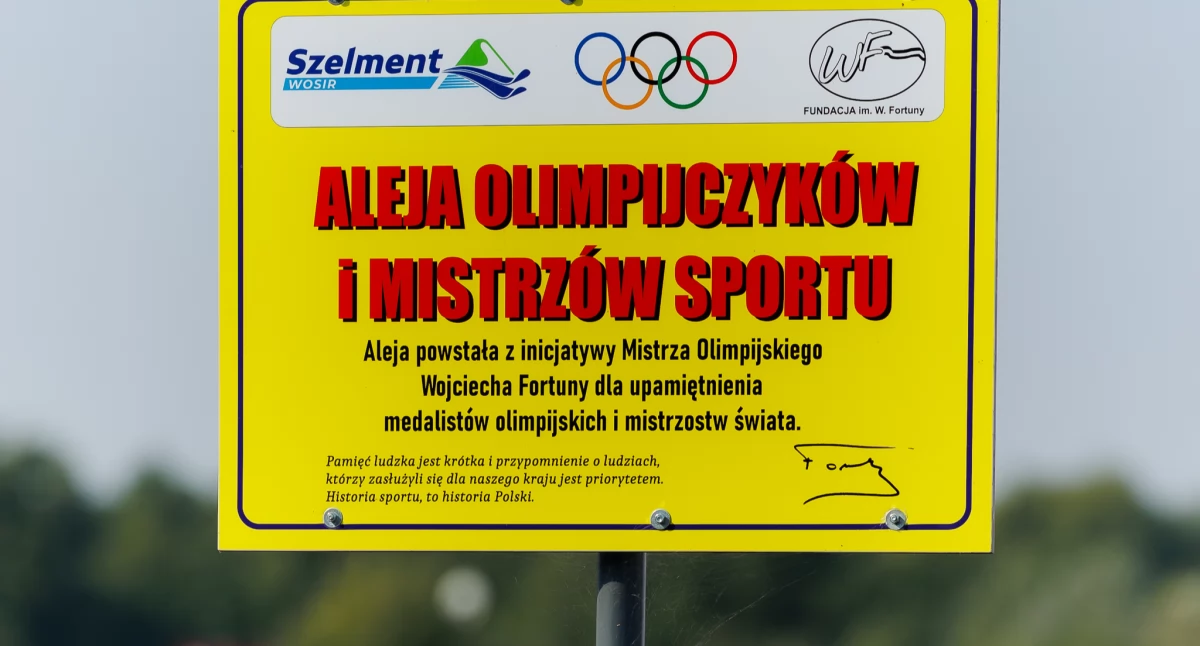 W Alei Olimpijczyków i Mistrzów Sportu w Szelmencie pojawiło się 20 nowych płat z nazwiskami sportowców
