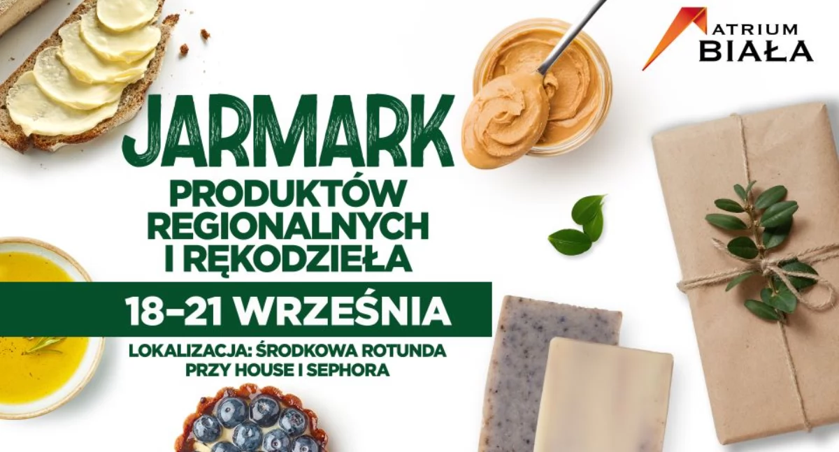 Wystartował jarmark produktów regionalnych w Atrium Biała. Można kupić także wybory rękodzielnicze