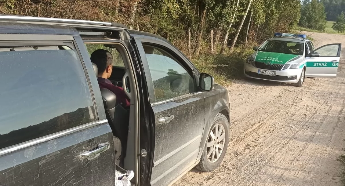 Podlascy strażnicy graniczni zatrzymali obywatela Turcji. Był zaangażowany w przemyt ludzi