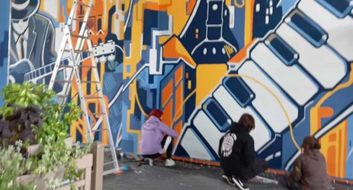 Tak wygląda nowy mural w Białymstoku