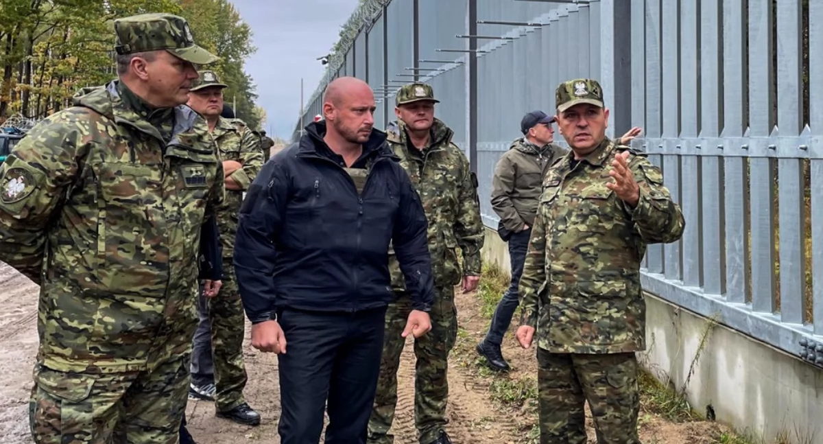 Na granicy polsko – białoruskiej zabezpieczenia sprawdzał szef BBN Jacek Siewiera