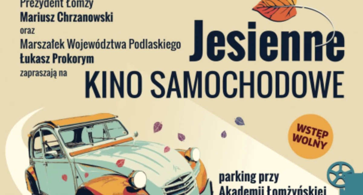 Dwa seanse kina samochodowego w Łomży