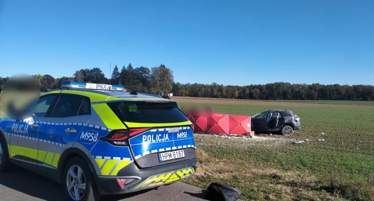 Śmiertelny wypadek w powiecie wysokomazowieckim. Zginął 42-letni kierowca