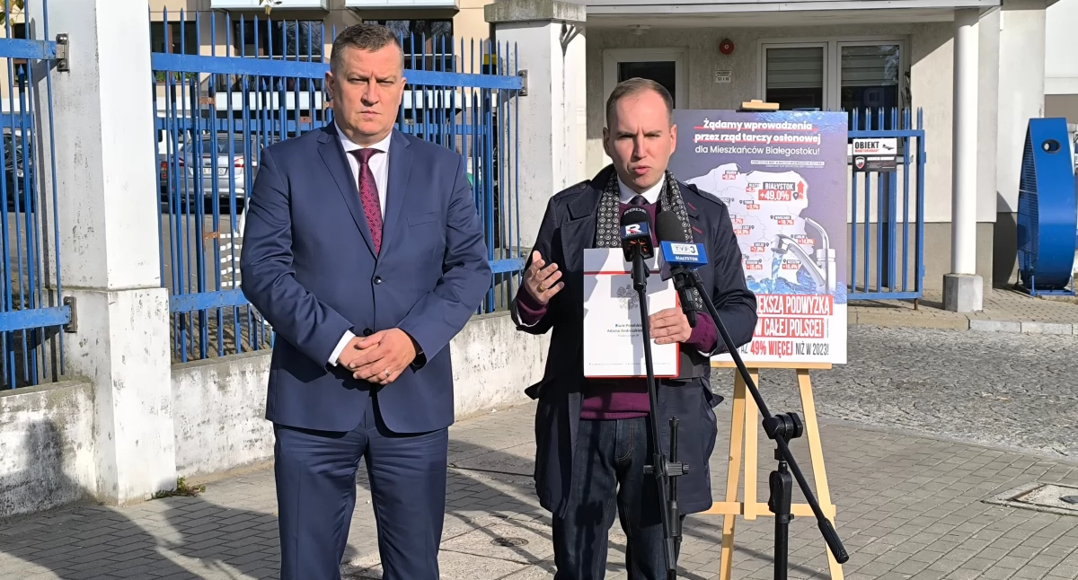 Adam Andruszkiewicz apeluje o tarczę osłonową dla mieszkańców Białegostoku i Wasilkowa