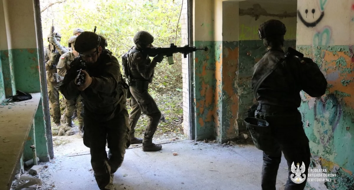 W poprzedni weekend terytorialsi z Suwałk szkolili się taktycznie