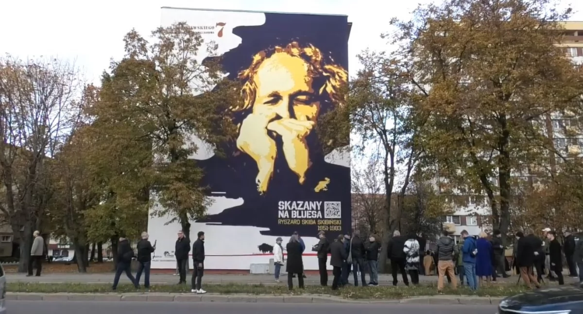 Skazany na bluesa. Nowy mural w Białymstoku