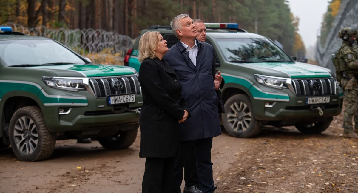 Na przejściu granicznym Połowce-Pieszczatka z wizytą byli ministrowie spraw wewnętrznych Polski i Niemiec