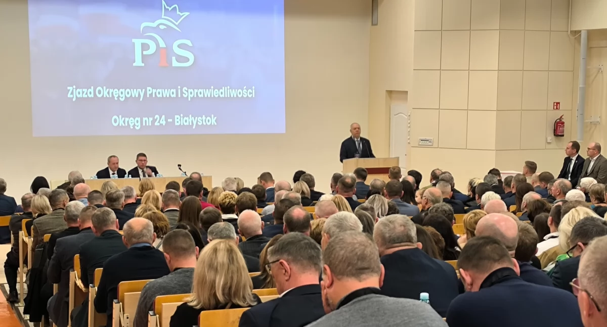 Jacek Sasin szefem podlaskiego PiS. Zagłosowało na niego 338 delegatów