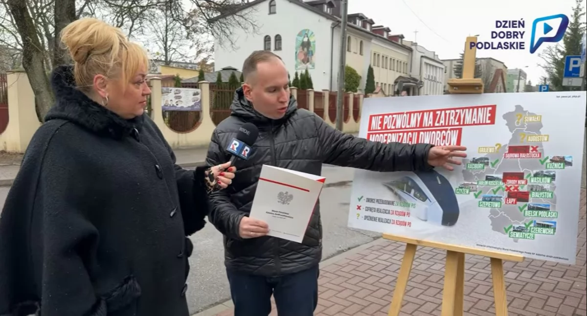 Poseł Andruszkiewicz zapytał o remont dworców kolejowych. Odpowiedź ministra infrastruktury szokuje