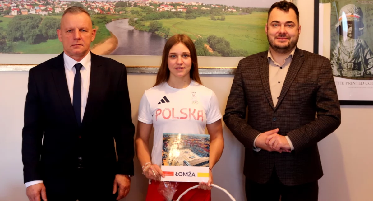 Julia Szeremeta była z wizytą w łomżyńskim ratuszu