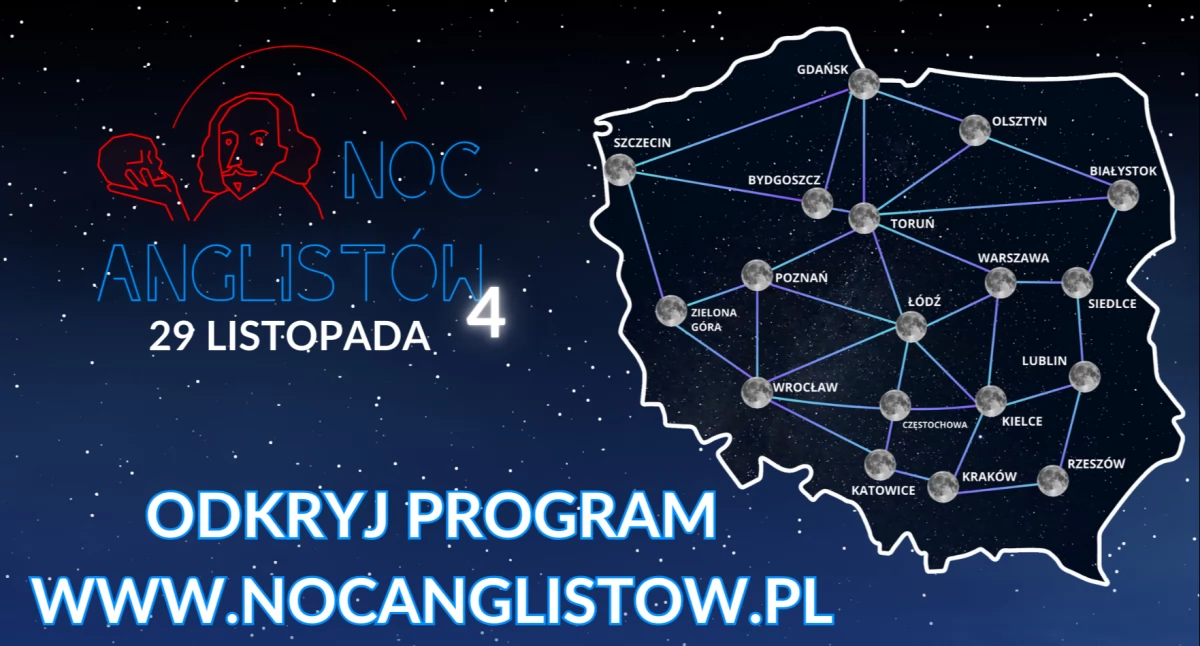 Dużymi krokami zbliża się Noc Anglistów. Zapisy już trwają