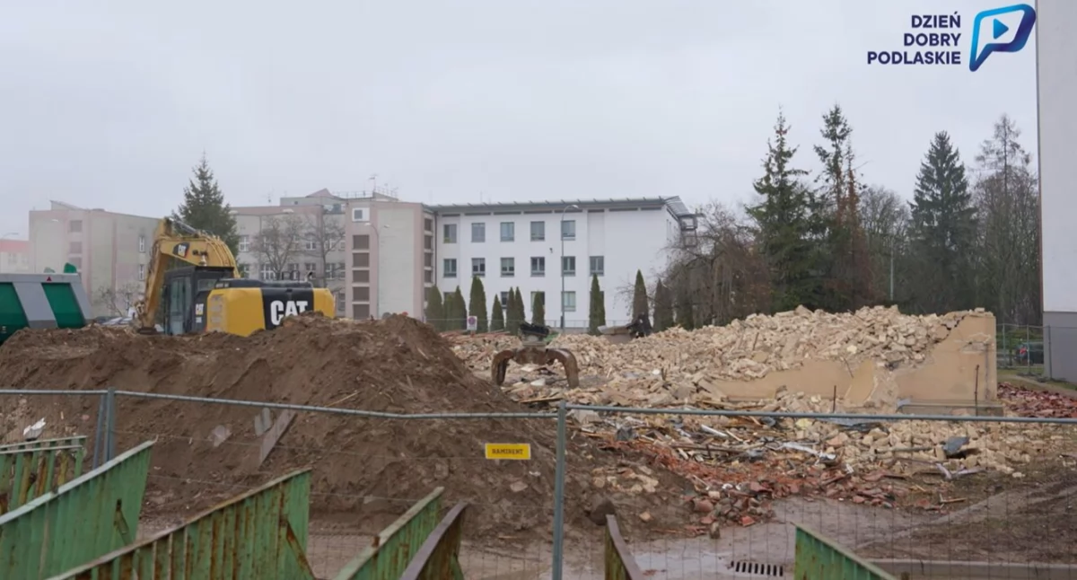 Ruiny w centrum Białegostoku. Nikt nie pomyślał zanim zburzono budynek szpitala