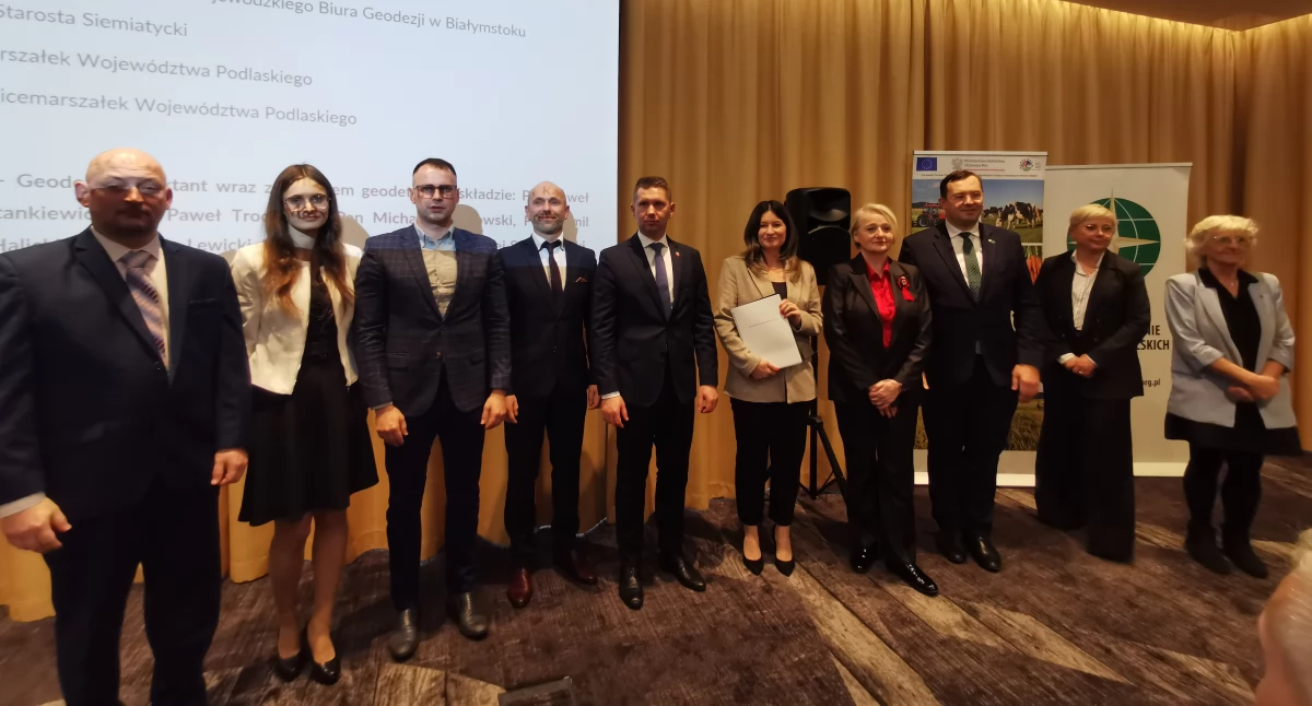 W Ogólnopolskim Konkursie Jakości Prac Scaleniowych zostali wyróżnieni podlascy geodeci