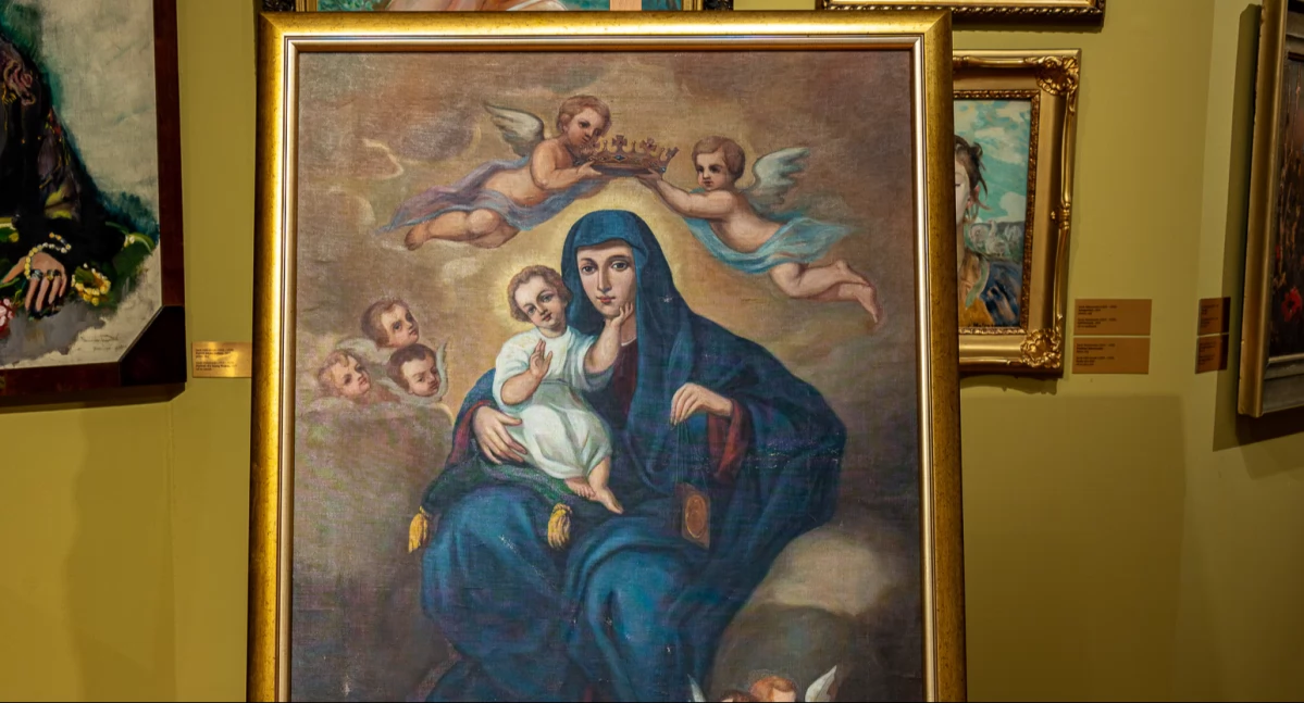 Obraz „Madonna z dzieciątkiem” zabytkiem miesiąca grudnia w Muzeum Podlaskim